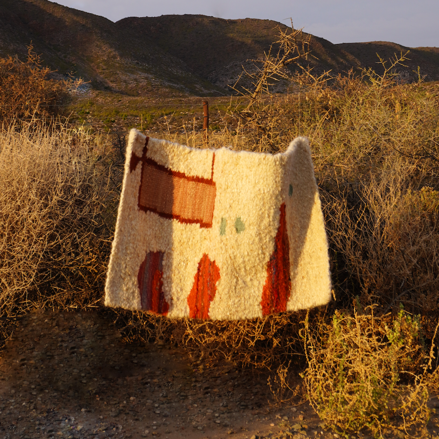 South Africa, Frances VH / Frances van Hasselt , Mohair Rug Weaving & Knitwear