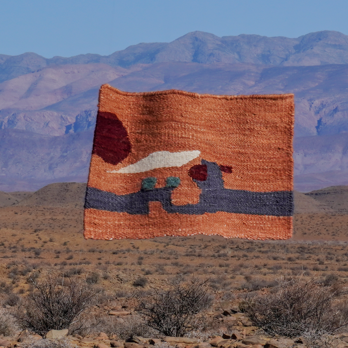 South Africa, Frances VH / Frances van Hasselt , Mohair Rug Weaving & Knitwear