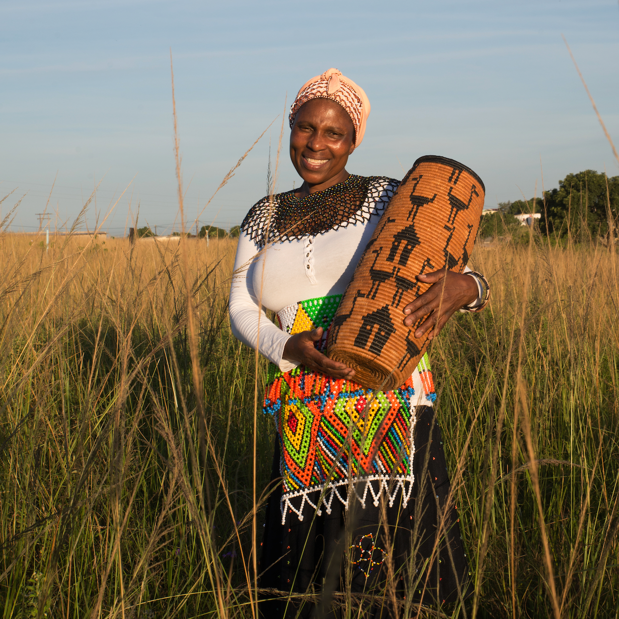 South Africa, Angeline Bonisiwe Masuku, Basket Weaving