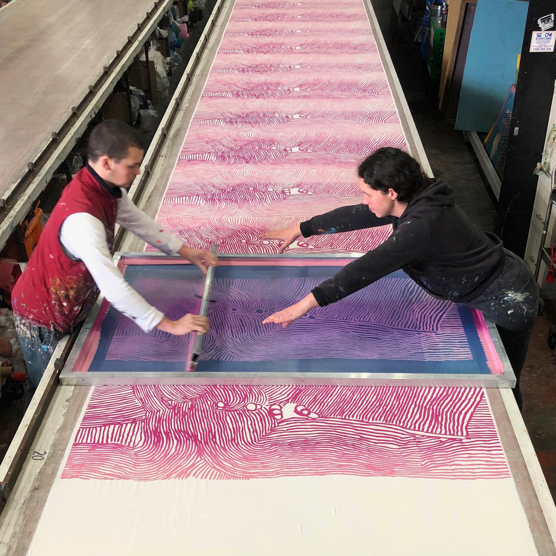Australia, Ikuntji Artists, Printed Textiles