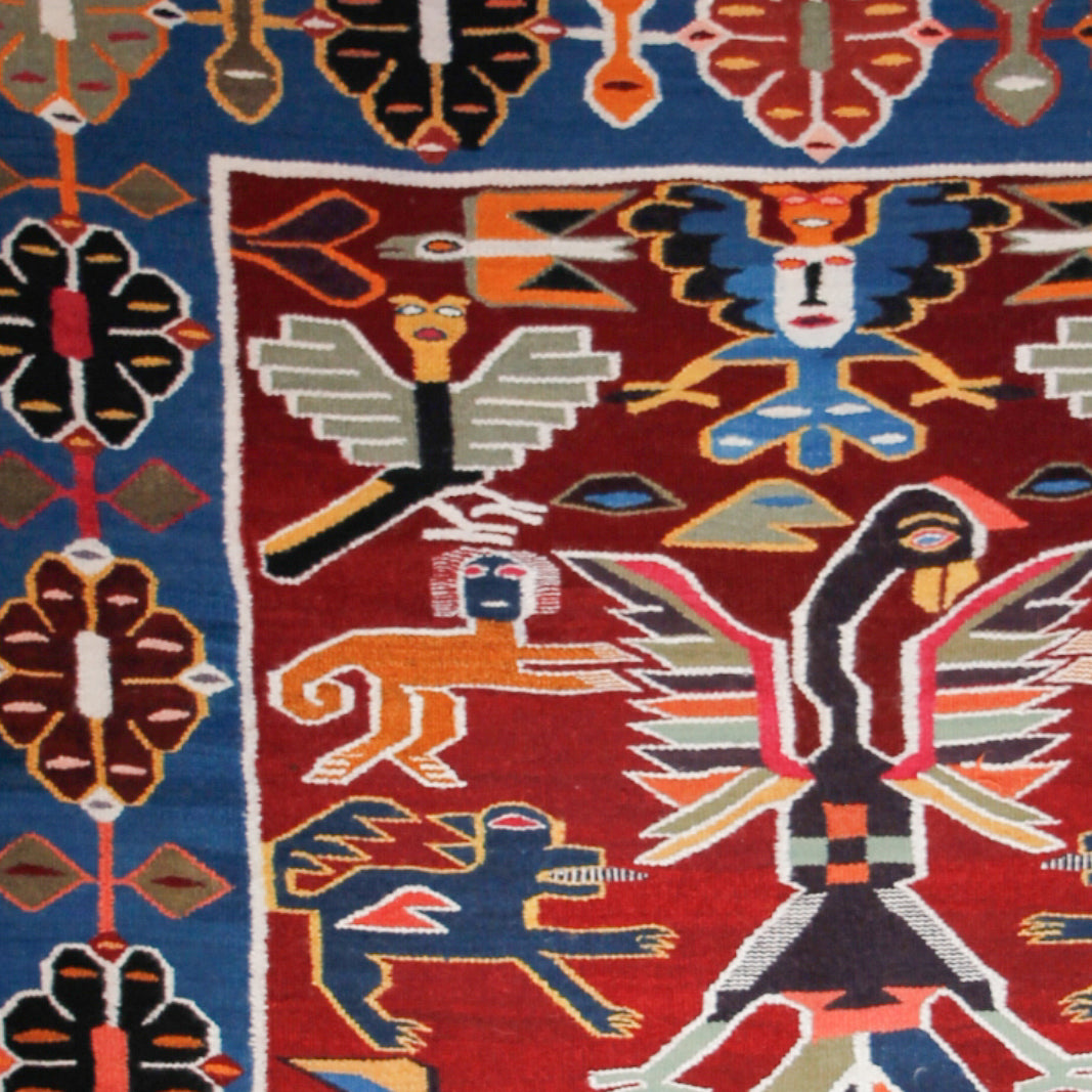 Peru, Timoteo Ccarita Sacaca, Tapiz replica colonial  (colonia replica tapestry) 131x 100