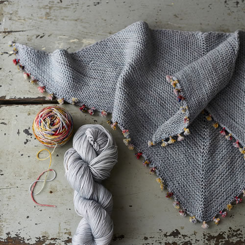 How to make a tiny tassels shawl by Karin Fernandes for Loop London