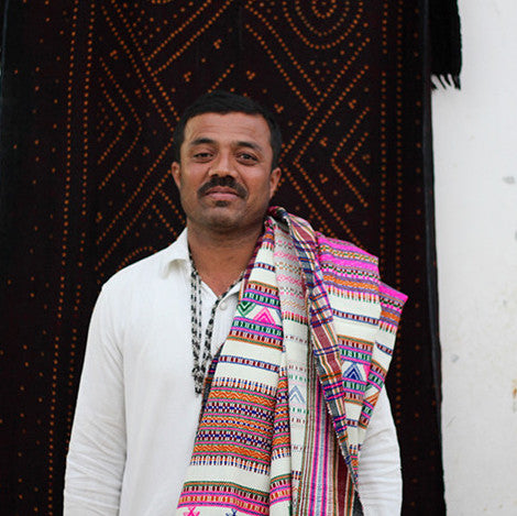 India, Vankar Vishram Valji Weaving / Shamji Vankar Vishram Valji, Handweaving