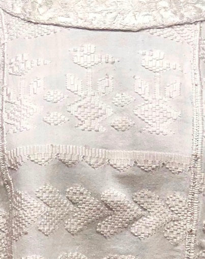 Guatemala, Casa de Artes'/ Nelly Menchu, White Huipil from Xela