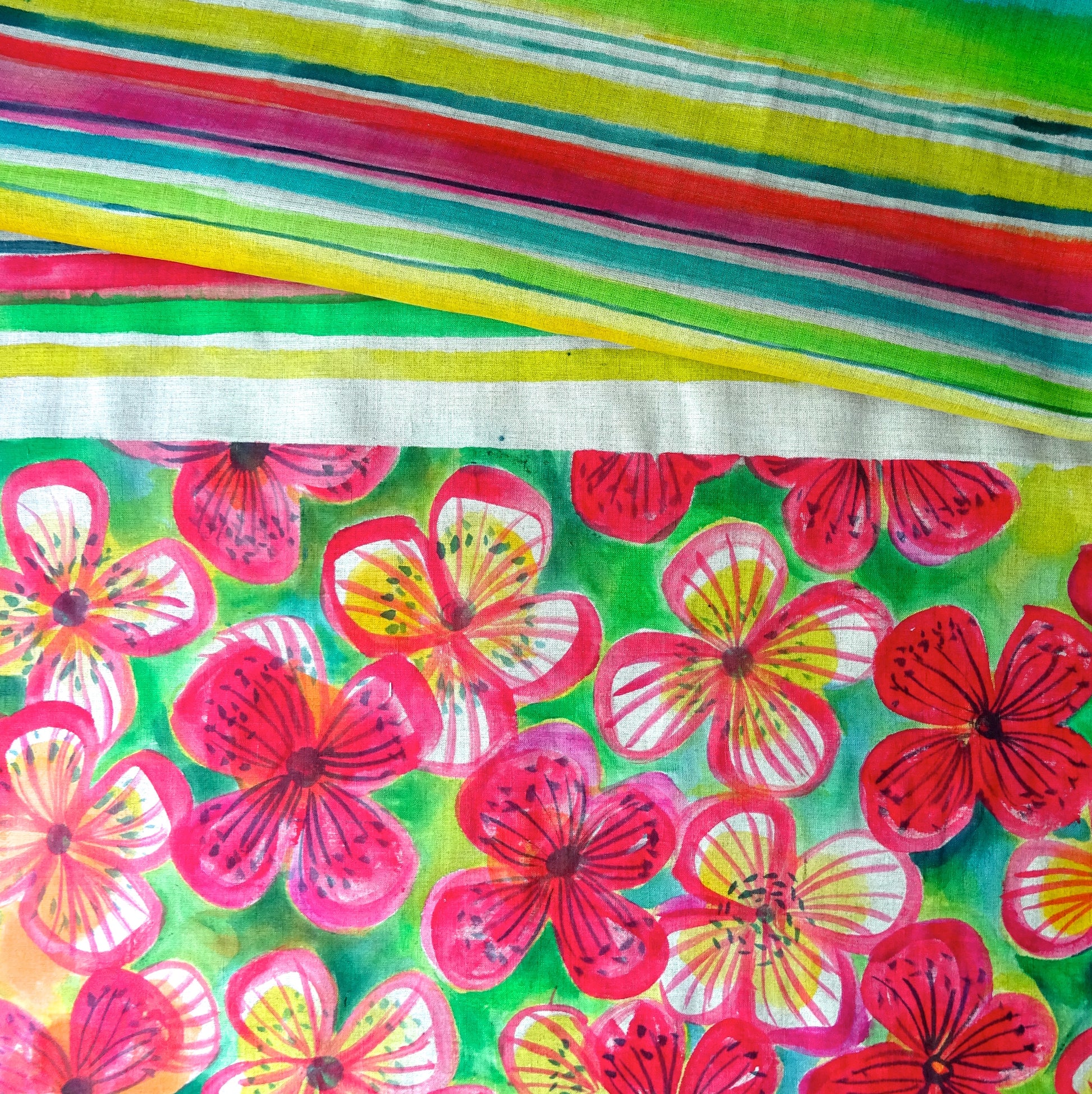 21 & 22 November 2020, Hand-Painting on Calico, Virtual Workshop with Sarah Campbell