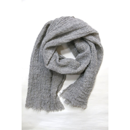 Finland, Waveweaver`s Wool/ Hannele Köngäs, Natural grey Shawl