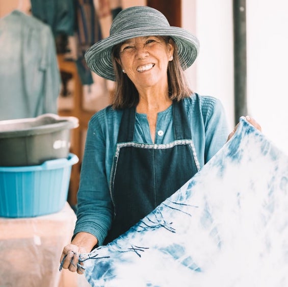 Guatemala, Indigo Textile, Indigo Dyed and Handwoven Blouses