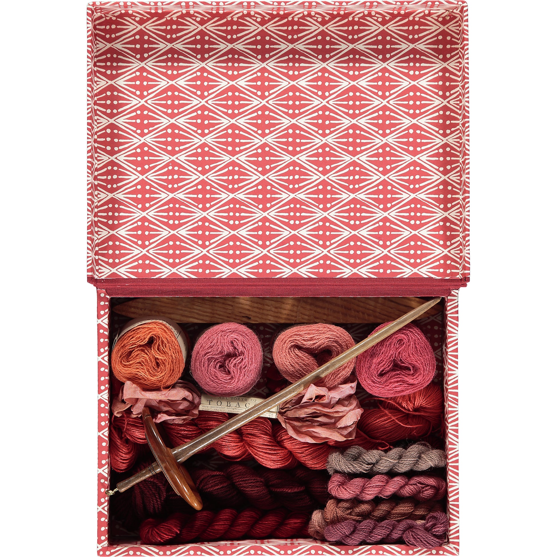 Selvedge& Cambridge Imprint, Haberdashery Box (Assortment of Colours Available)