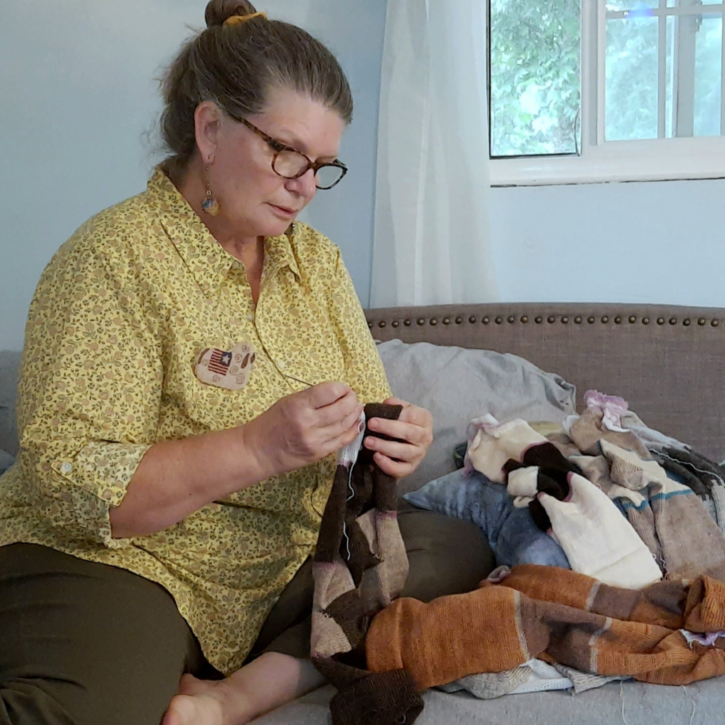 United States, Sweet Tree Hill Farm / Kathleen Oliver, Knitting