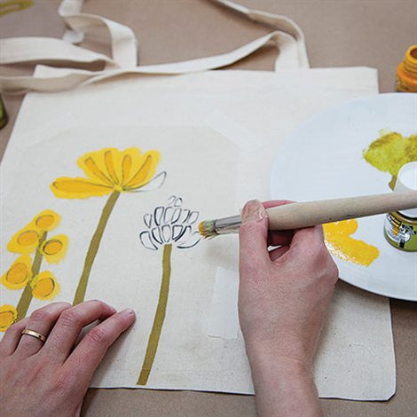 How to make a stencilled tote - Selvedge Magazine