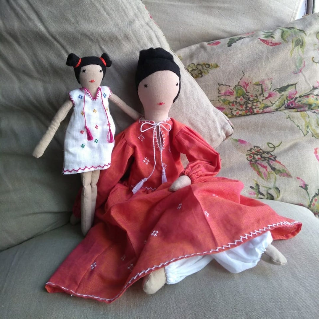 India, SilaiWali, Textile Dolls